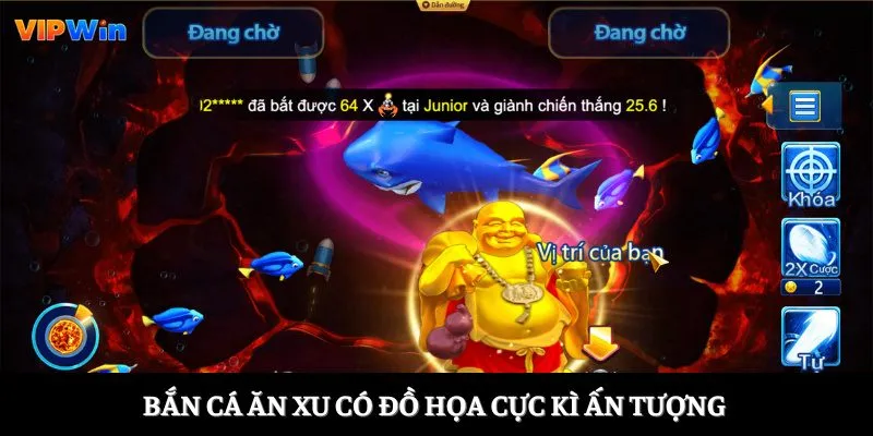 Bắn cá ăn xu có đồ họa cực kì ấn tượng 