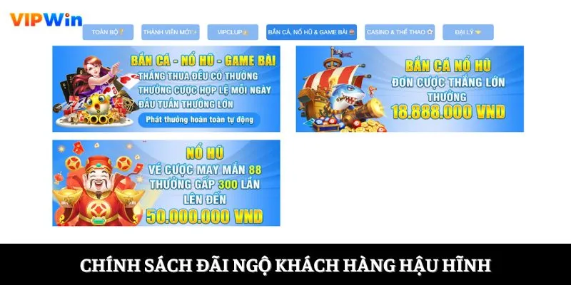 Chính sách đãi ngộ khách hàng hậu hĩnh