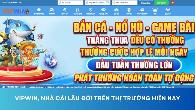 VIPWIN – Trang Chủ Vipwin.com Chính Thức | Đăng Ký +288k 12 VIPwin, nhà cái lâu đời trên thị trường hiện nay