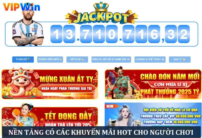 Chương trình ưu đãi được nhà cái tung ra liên tục