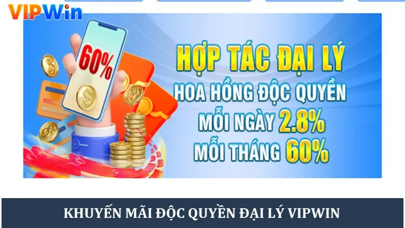 Khuyến mãi hợp tác mở đại lý VIPWIN