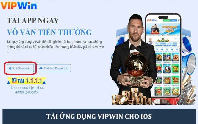 Chọn lệnh iOS Download